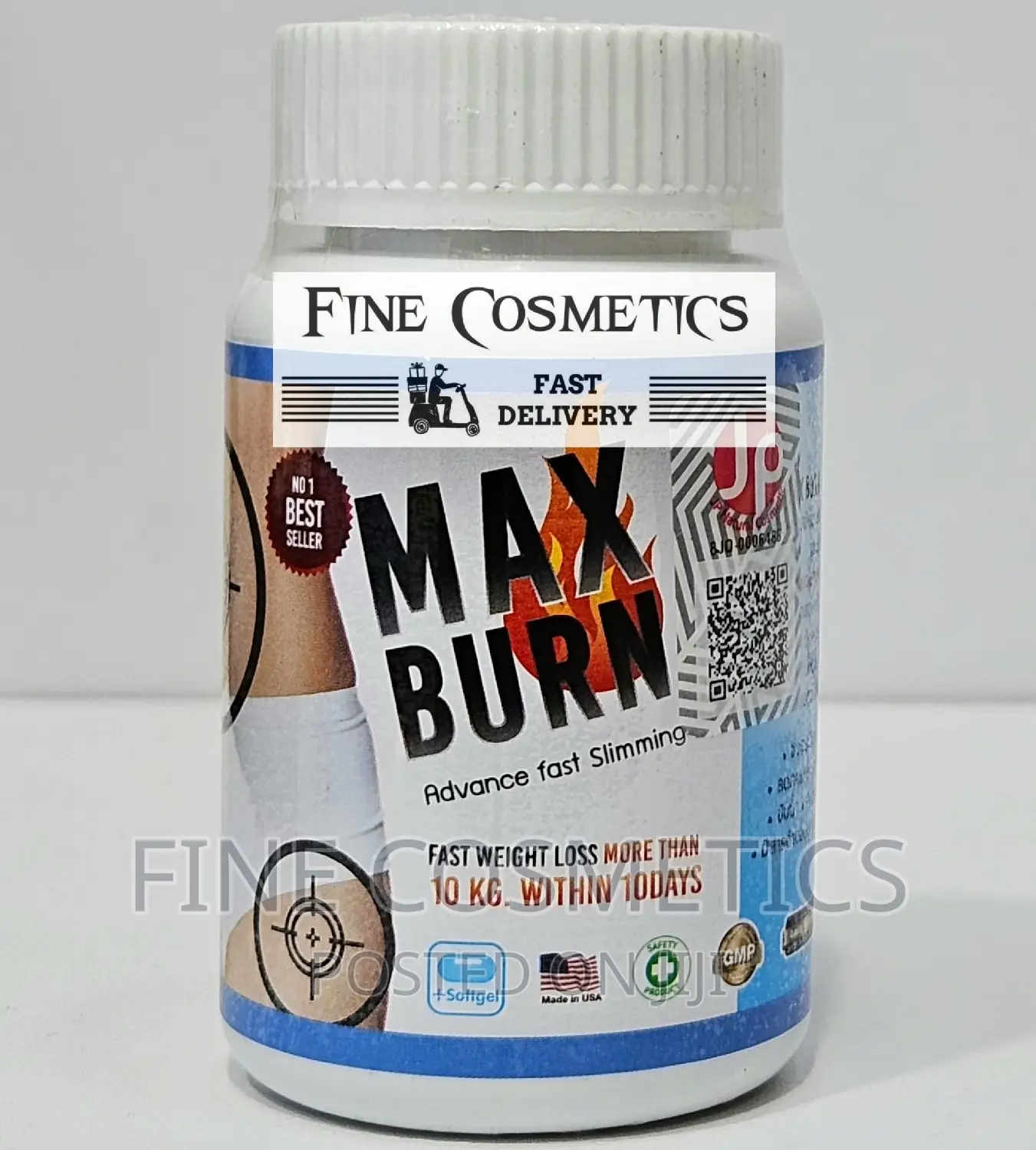 MAX BURN Fast Weight Loss Slimming Fat Burner 30capsules