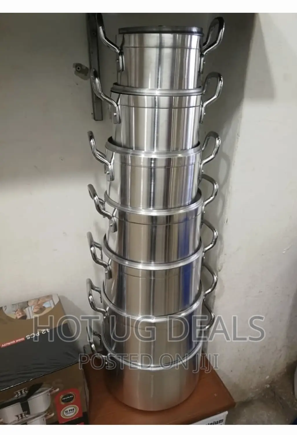 Tornado 7pcs - Stainless Steel Saucepans - Silver