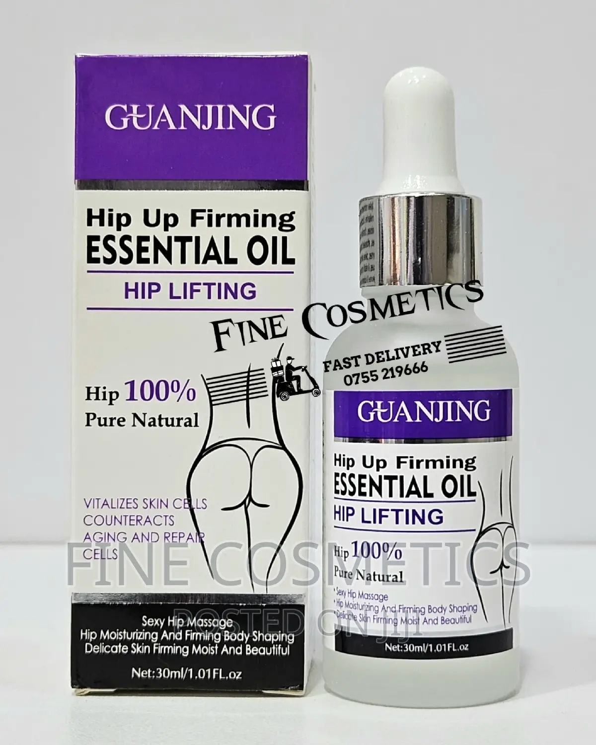 Hips/Curvy Buttocks Firming + Lifting Booty Enhancement Oil