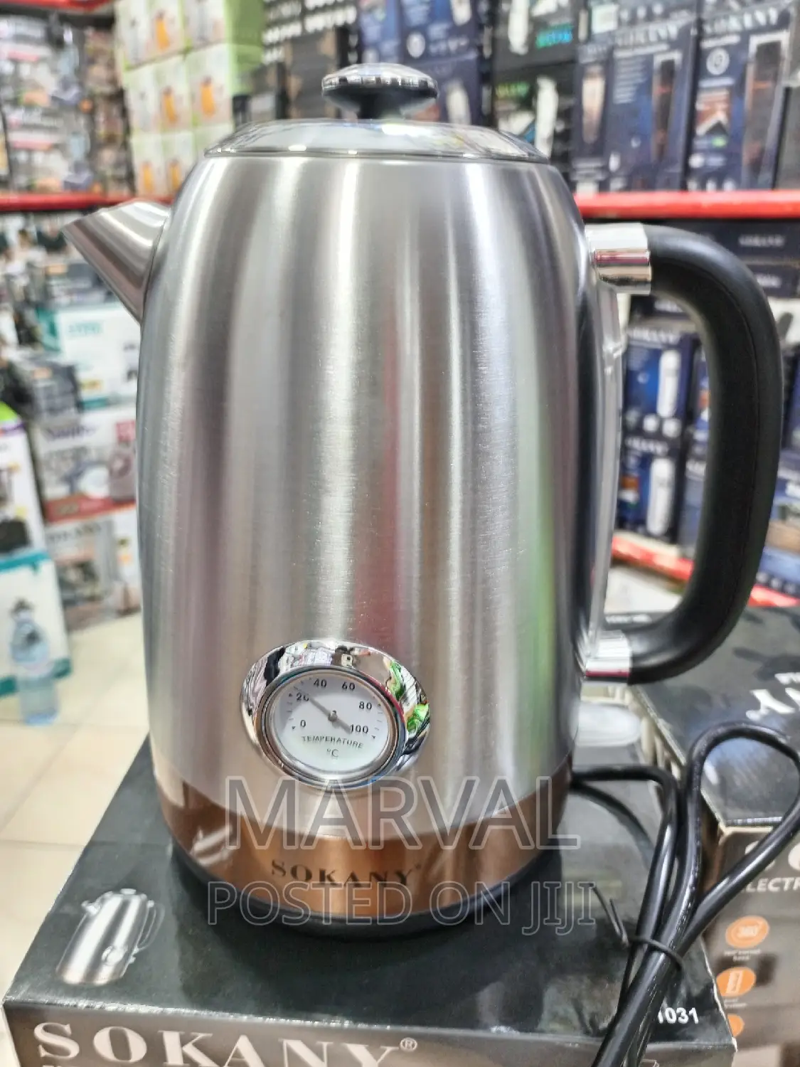 1.7ltrs Electric Kettle With Temperature Reading Gauge