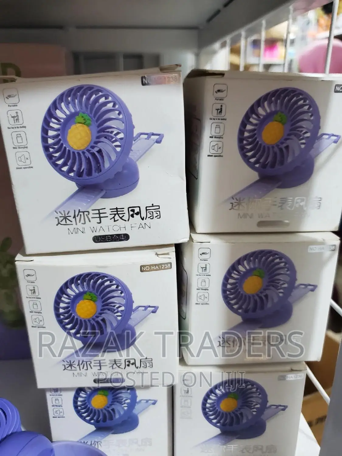 Mini Wrist Portable Fans