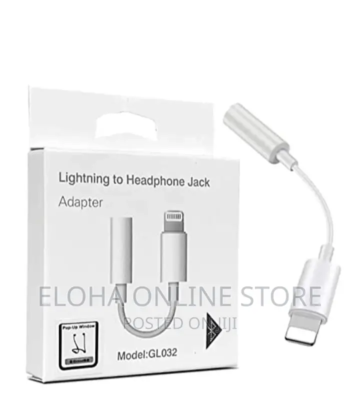 Apple Lighting To 3.5m Headphone Jack Adapter