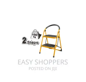 Ingco Steel House Hold Ladder 2 Steps Heavy Duty