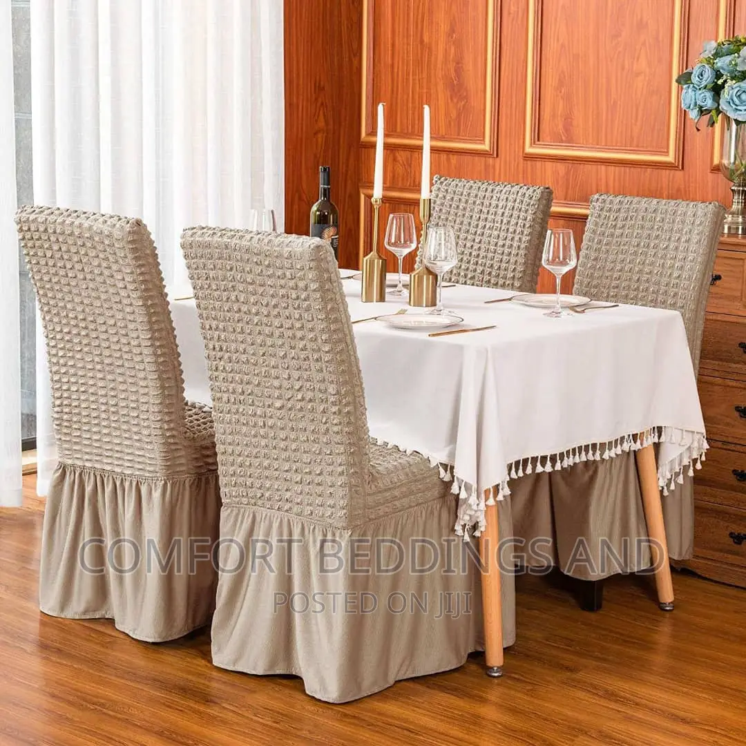 Elastic Dining Chair Cover 4 Seater