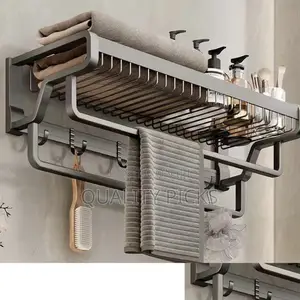 Wall Mounted Bathroom Rack Organizer