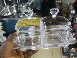 Double Cereal/Sugar Bowls With Covers \\ High Grade Melamine