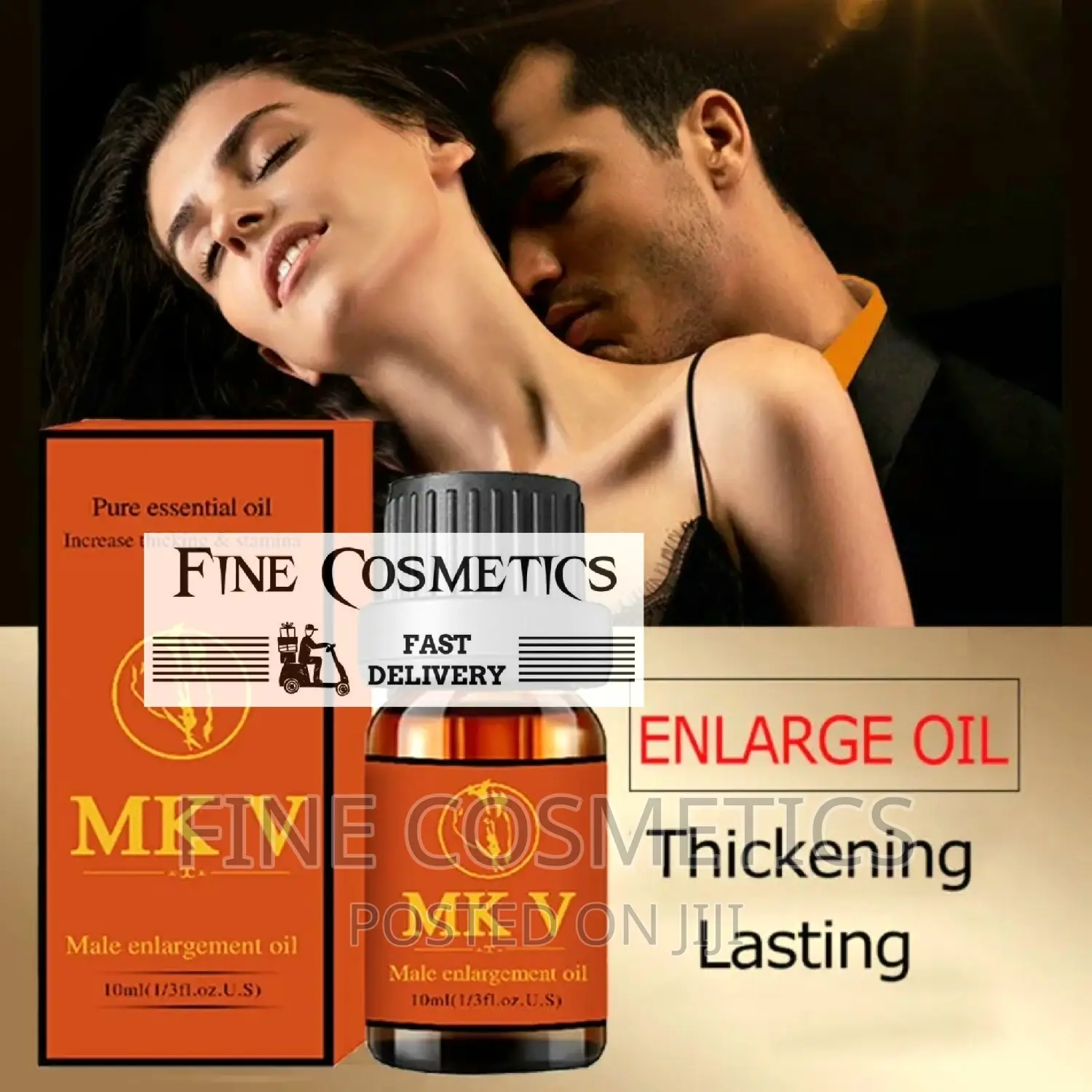 MK v. Male Enlargement Pure Essential Oil for Size + Stamina
