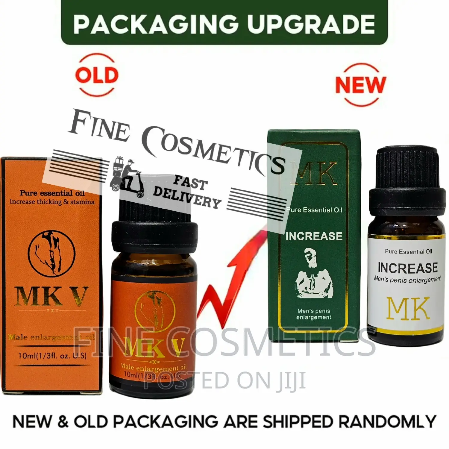 MK v. Male Enlargement Pure Essential Oil for Size + Stamina