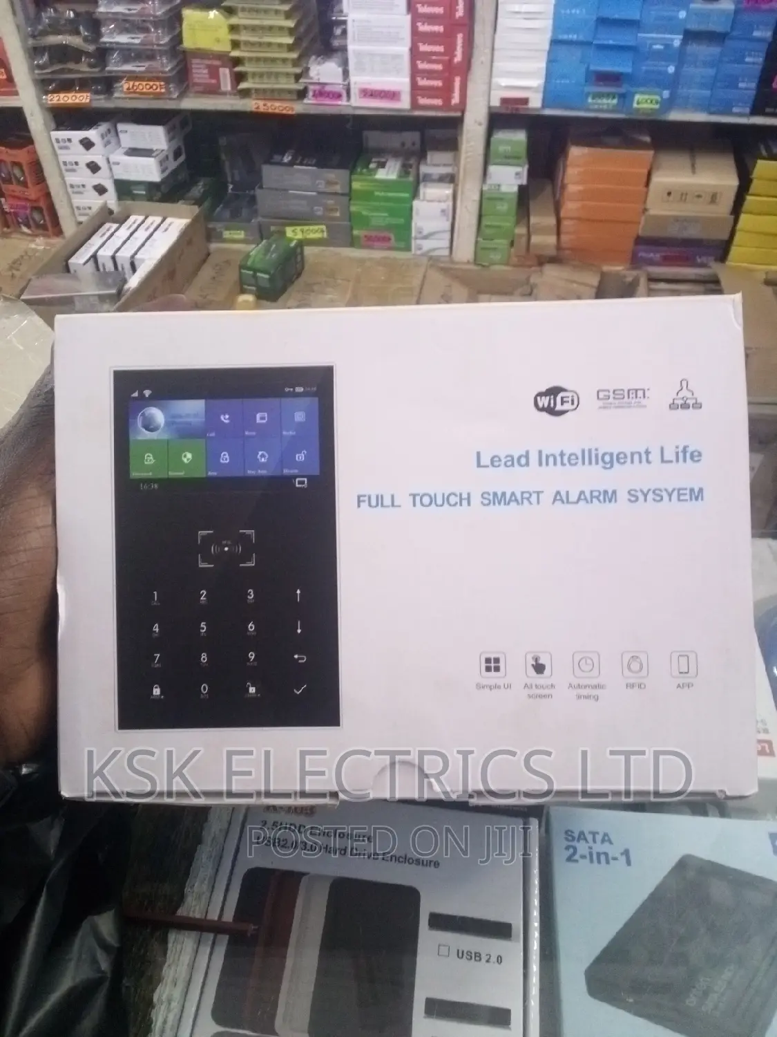 Home Wifi/GSM Smart Alarm System With Home Automation