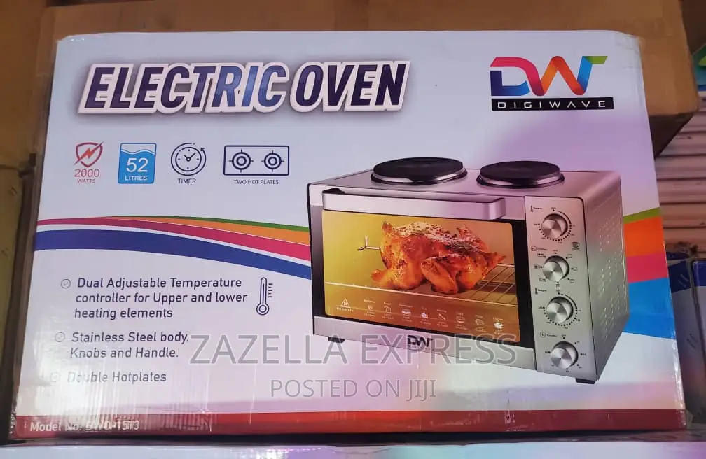 Big Oven With Double Hotplate and Grill Is Ideal for Kitchen