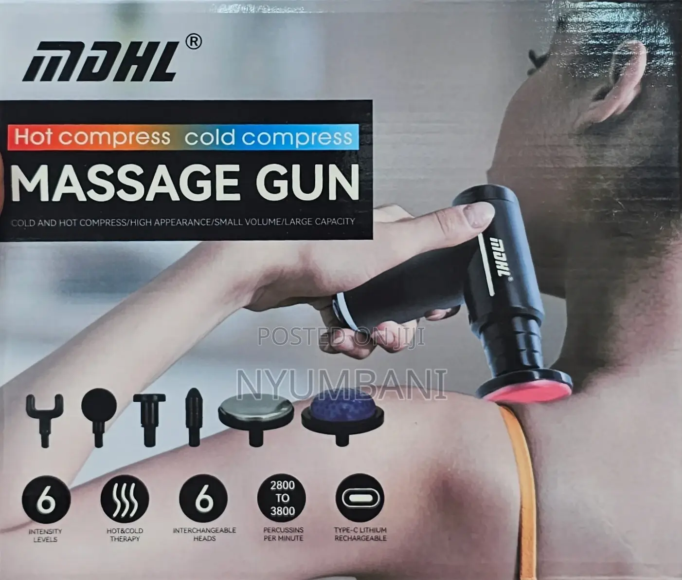 MDHL Massage Gun 6 Heads
