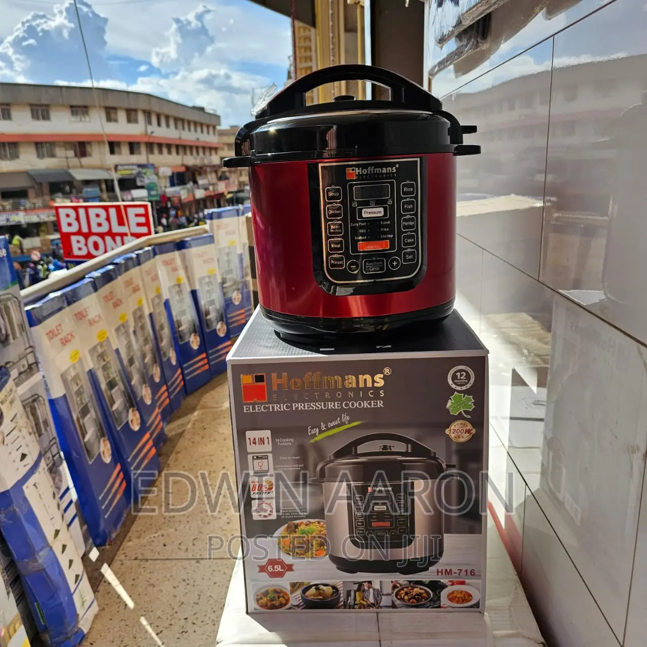 Hoffmans Electric Pressure Cooker .