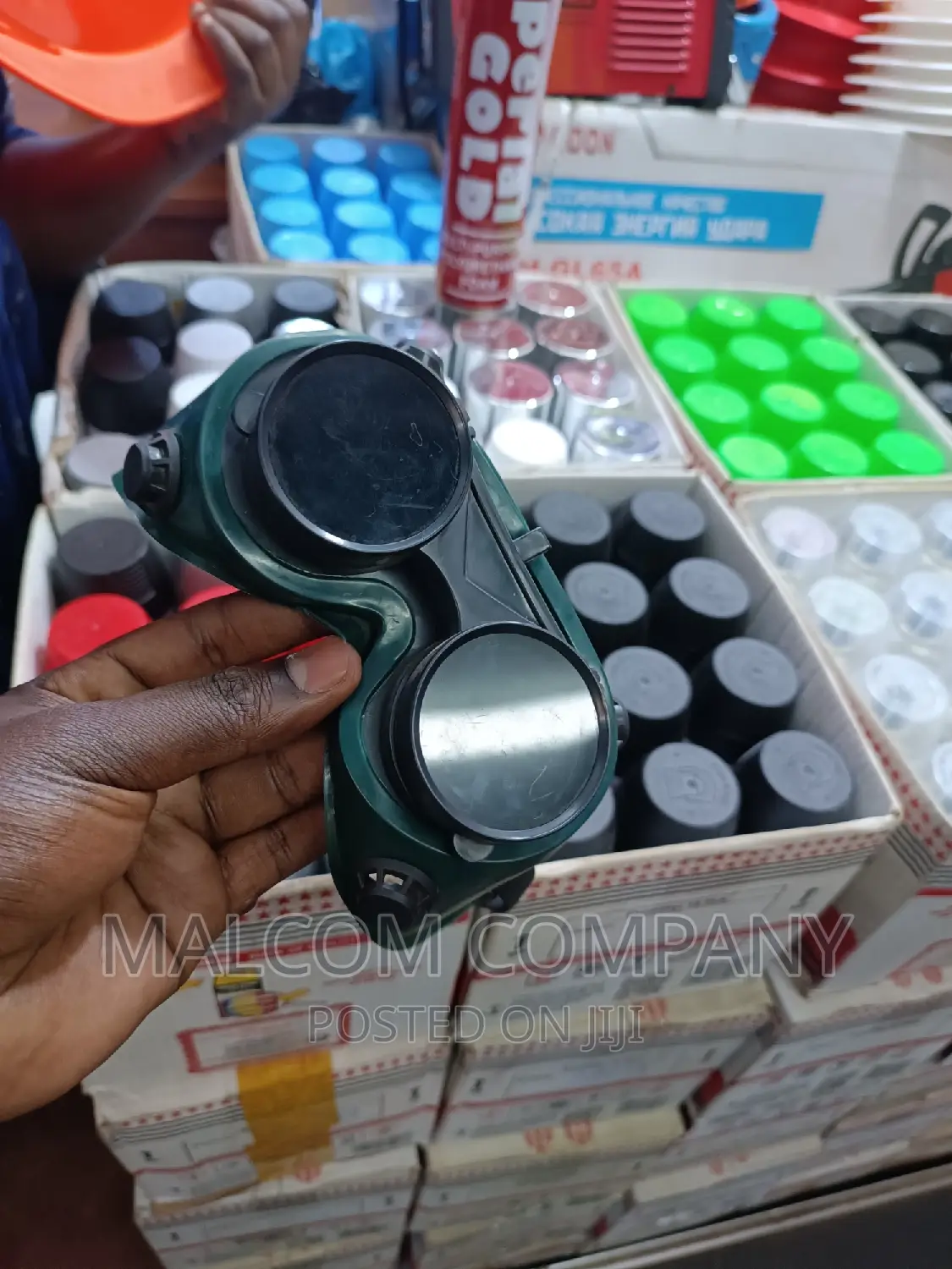 Safety Black Goggles/ Eyes Glass