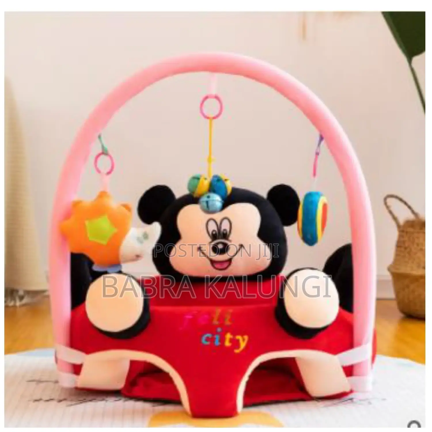 Baby Seat Trainer With Playing Rattles