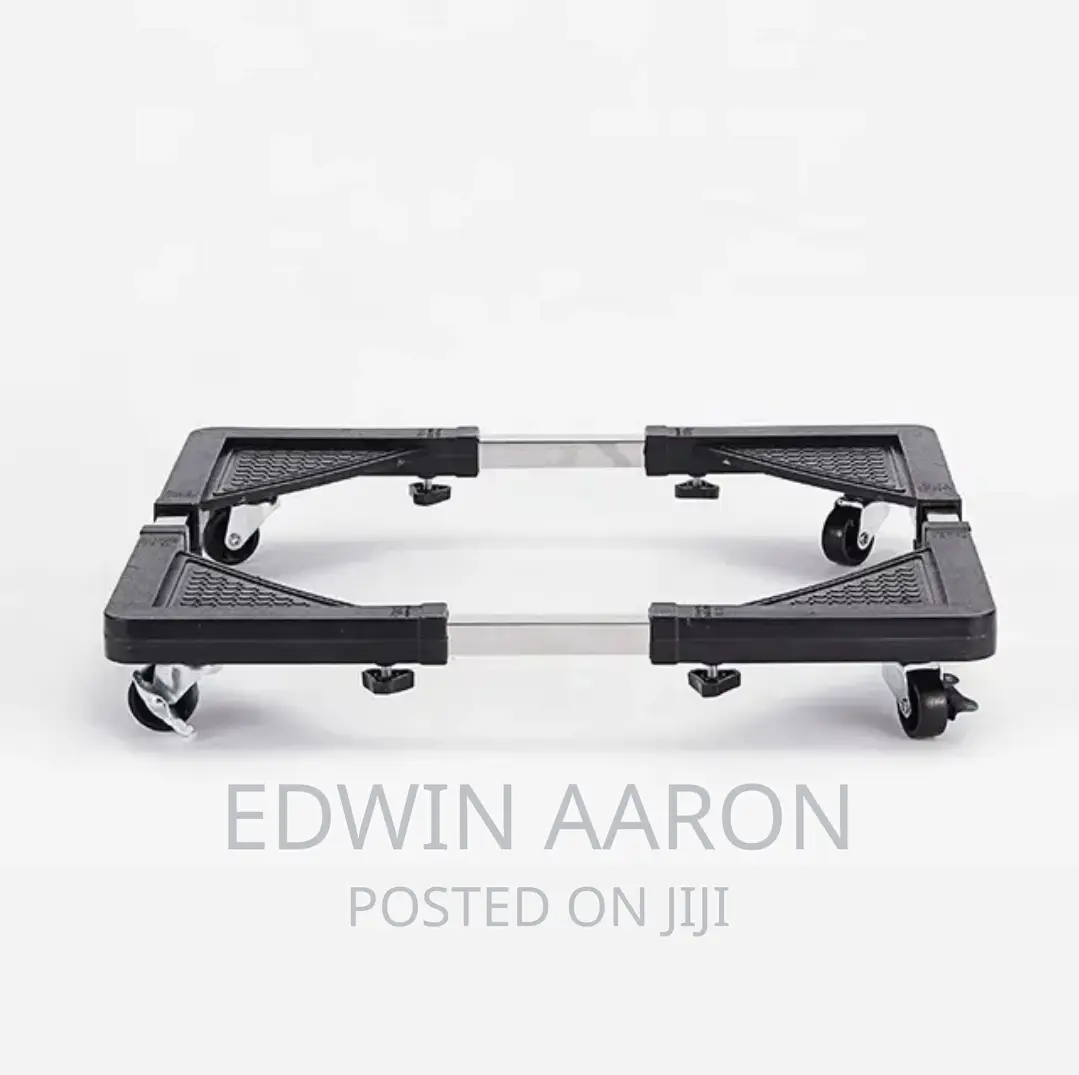Mobile Fridge/Washing Machine Stand Base With Rolers