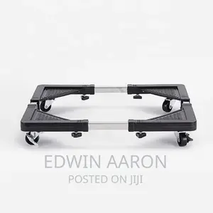 Mobile Fridge/Washing Machine Stand Base With Rolers
