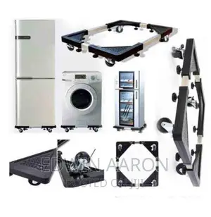 Mobile Fridge/Washing Machine Stand Base With Rolers
