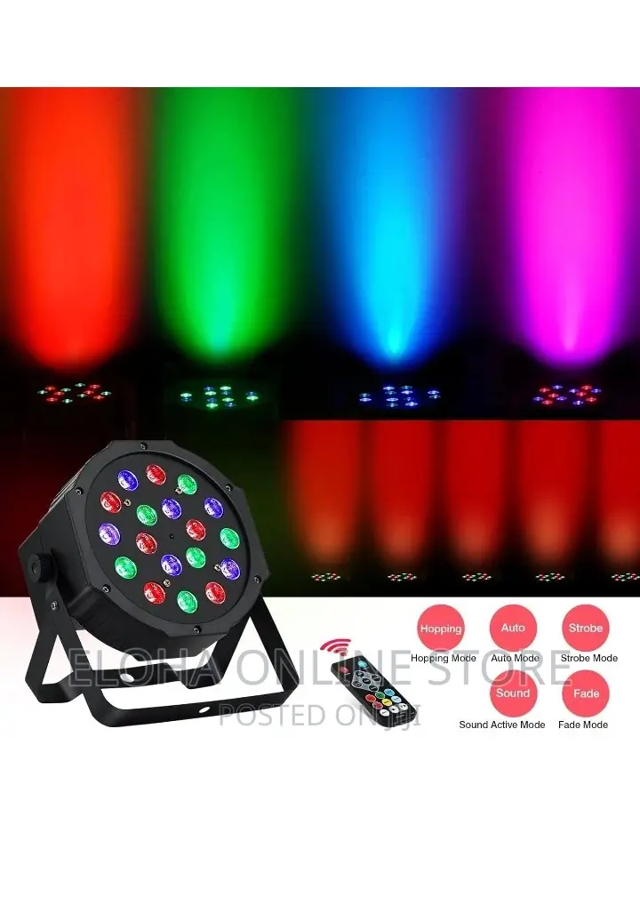 18 LED Mini Par Stage Light