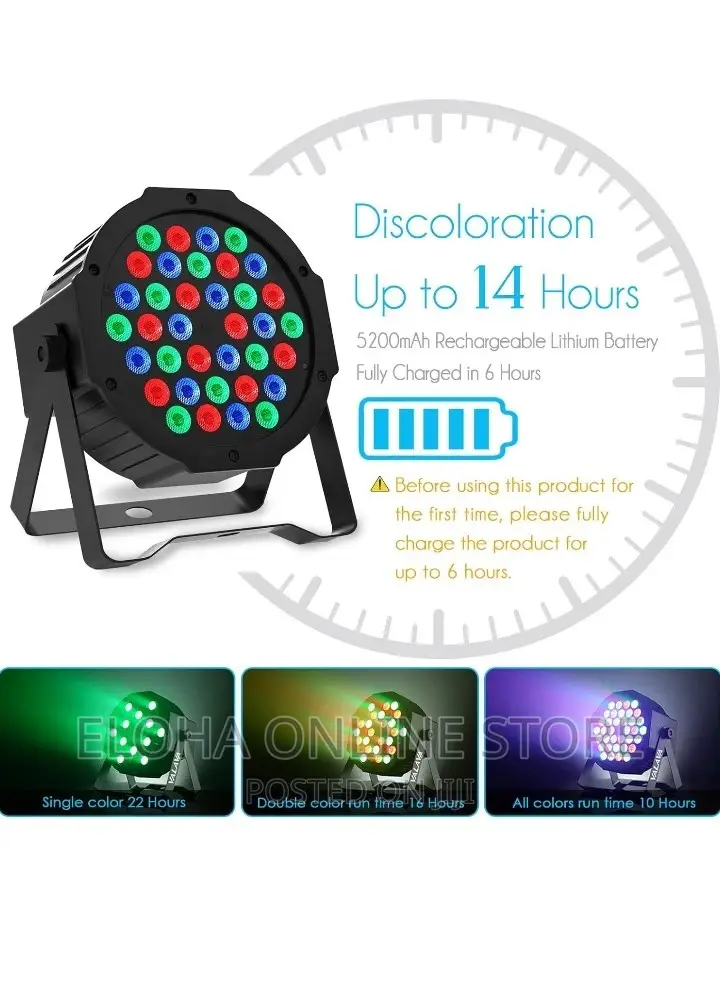 LED Multifunctional Flat Par Light