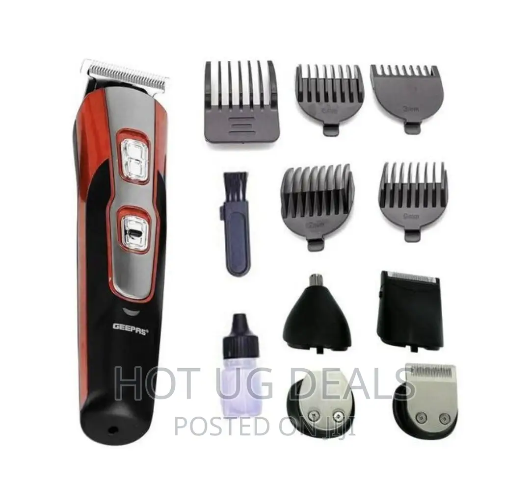 Geepas Rechargable 11 In 1 Cordless Hair Clipper Machine