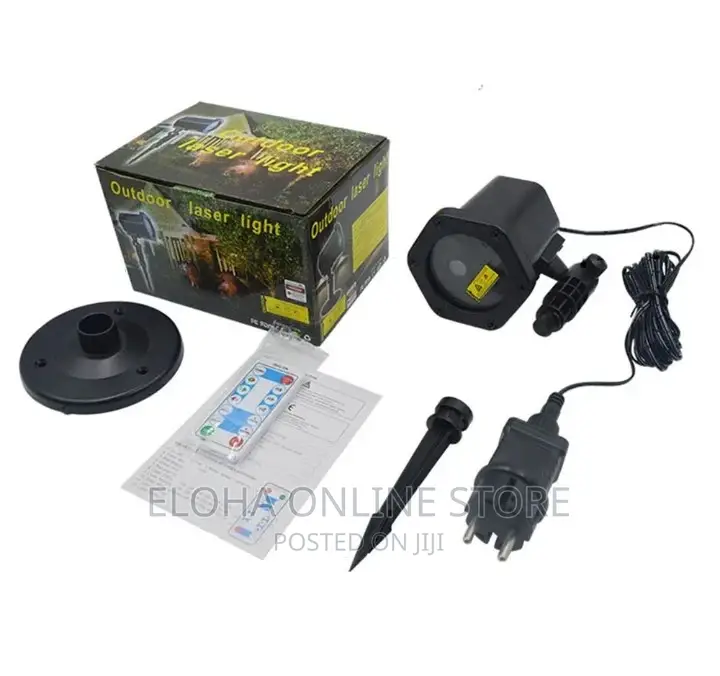 Plug In Card Lawn Lamp/Laser Light