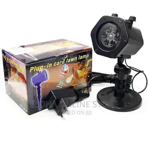 Plug In Card Lawn Lamp/Laser Light