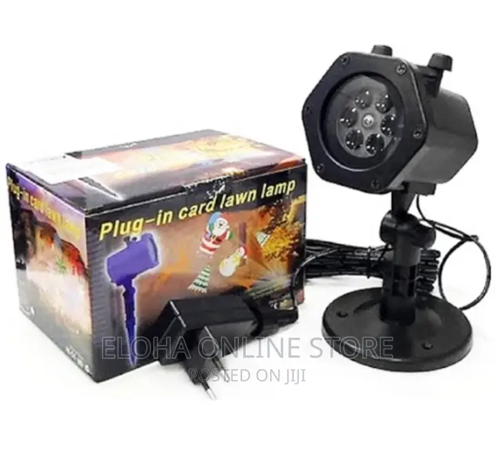 Plug In Card Lawn Lamp/Laser Light
