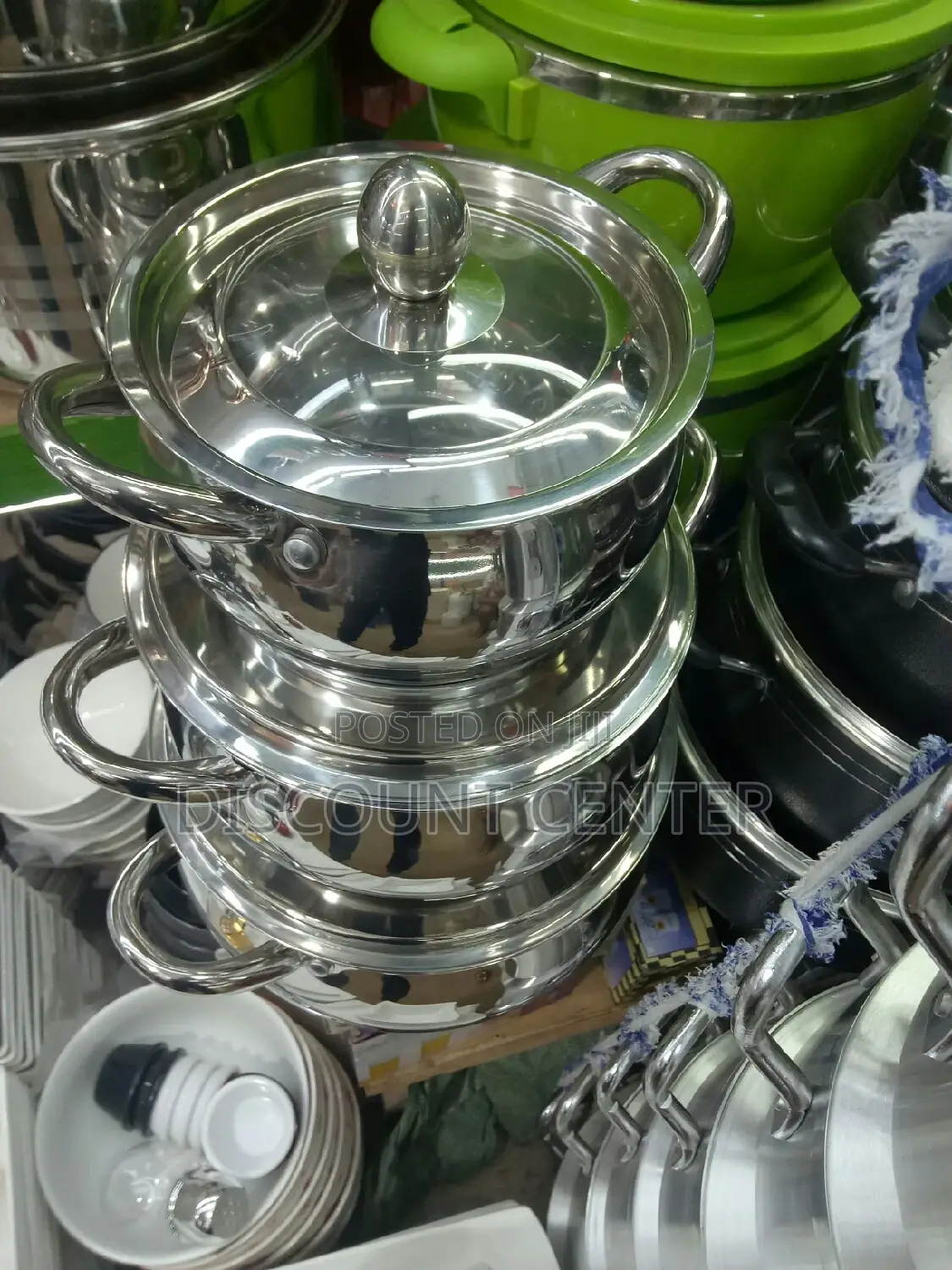 Stainless Shiny Heavy Dishes