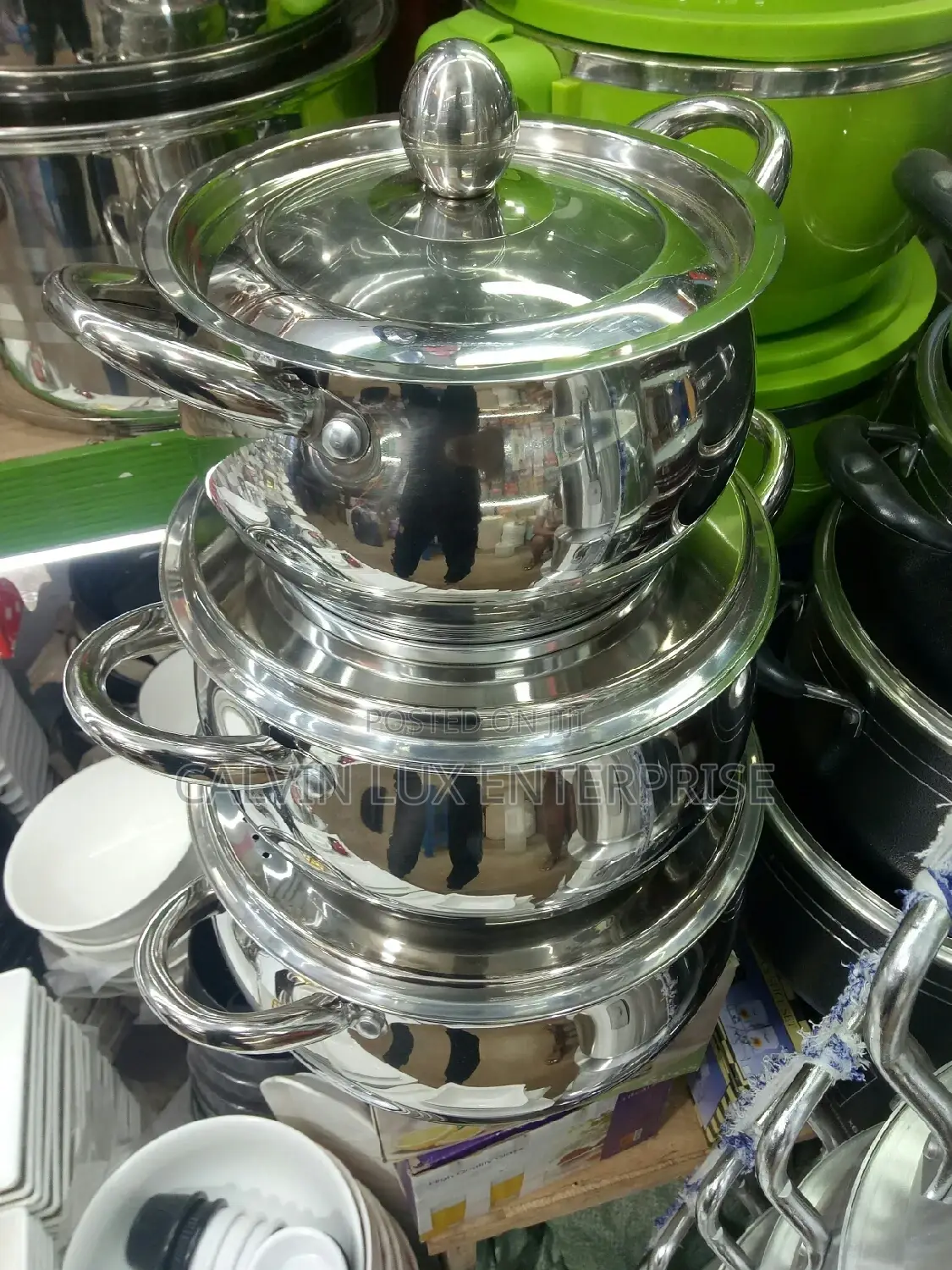 Stainless Shiny Heavy Dishes