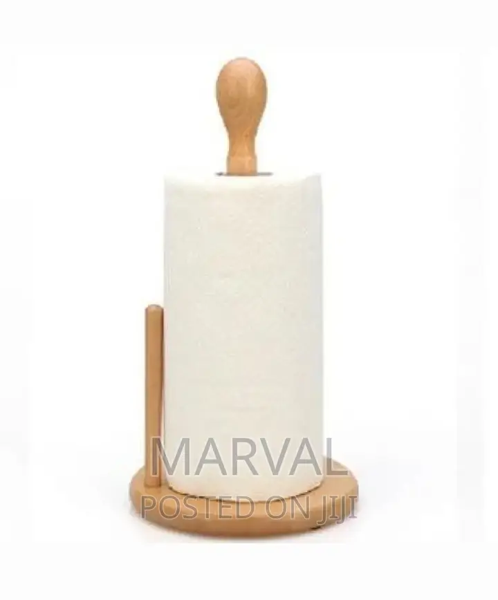 Wooden Kitchen Tissue Roll Holder
