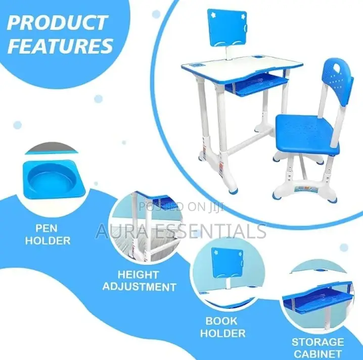 Staranddaisy Kids Functional Desk Chair Set