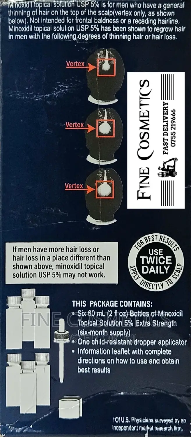 1PC KIRKLAND Men's Hair Regrowth Booster Nd Beard Stimulator
