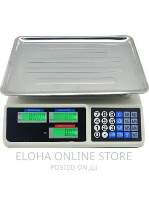 Digital Electronic Fruit Veggies Weighing Scale