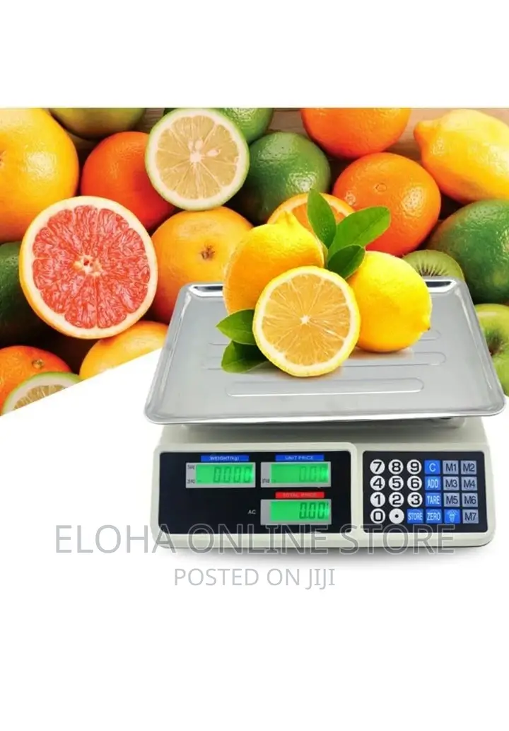 Digital Electronic Fruit Veggies Weighing Scale