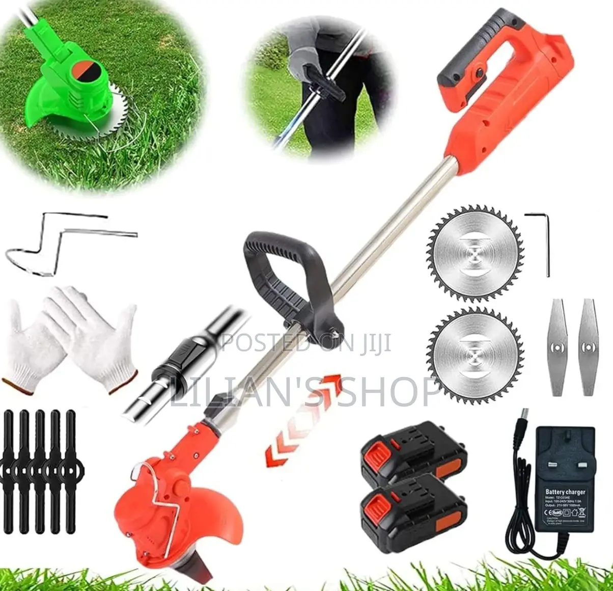 Heavy Duty Rechargeable Grass Cutter /Trimmer