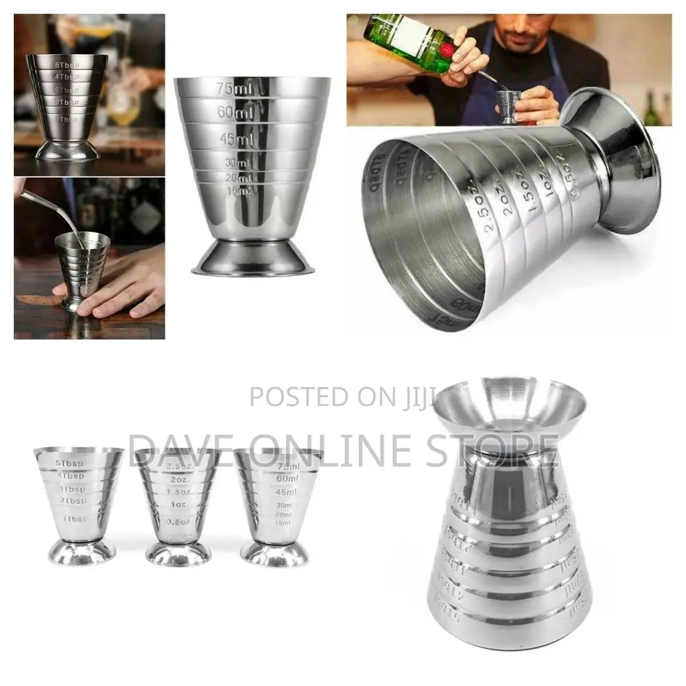 75mls Cocktail Stainless Steel Measuring Cup