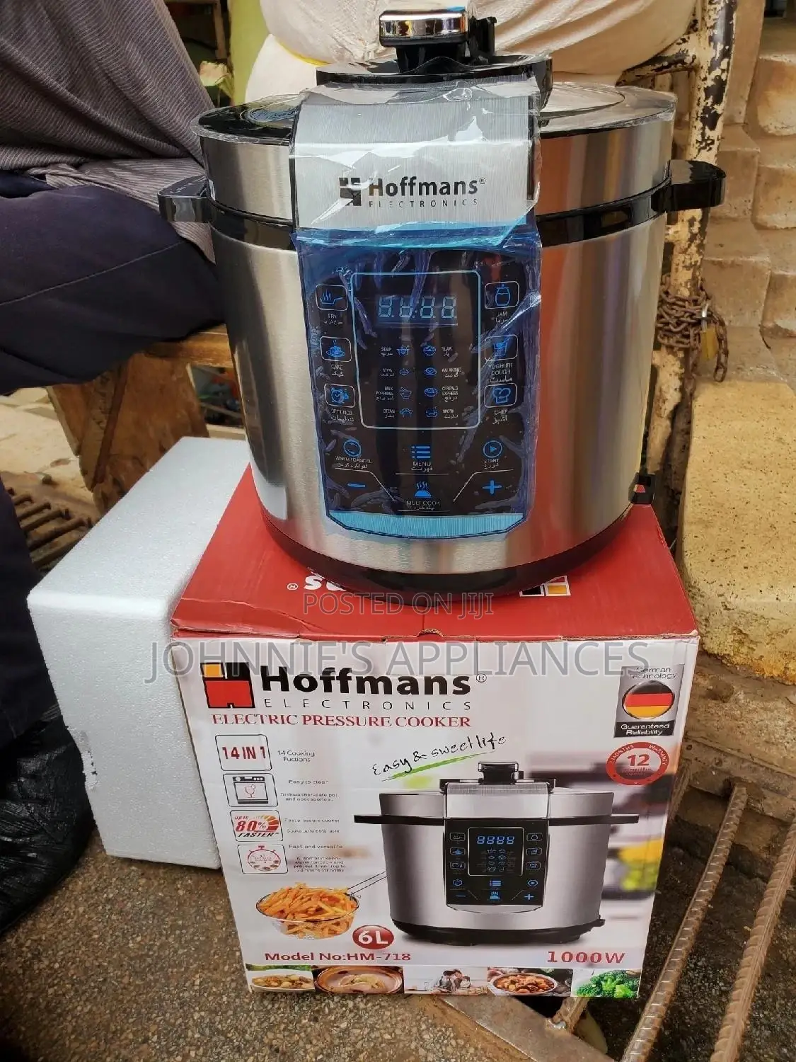 Hoffman Electric Pressure Cooker 14in1 With Steamer