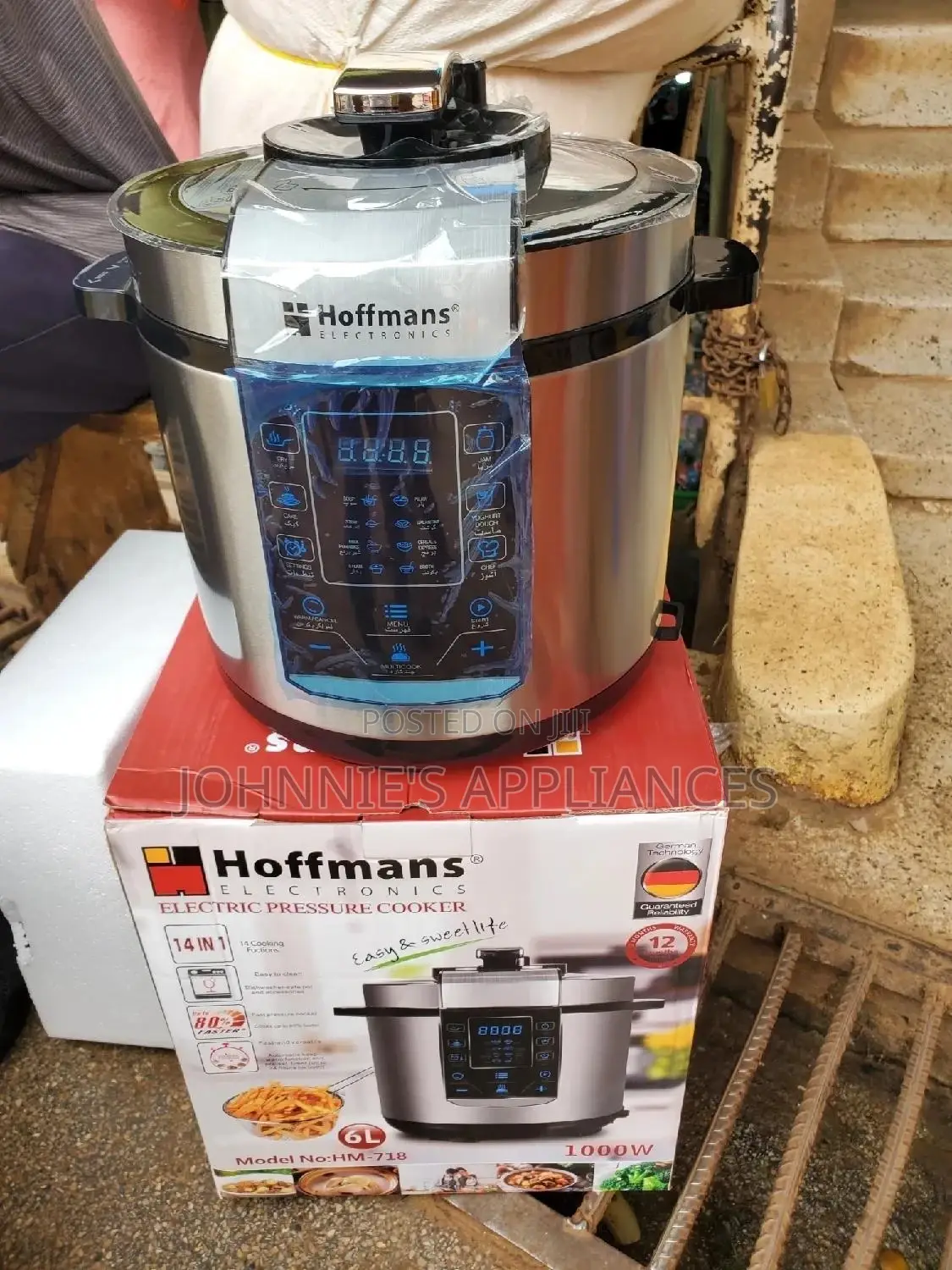 Hoffman Electric Pressure Cooker 14in1 With Steamer
