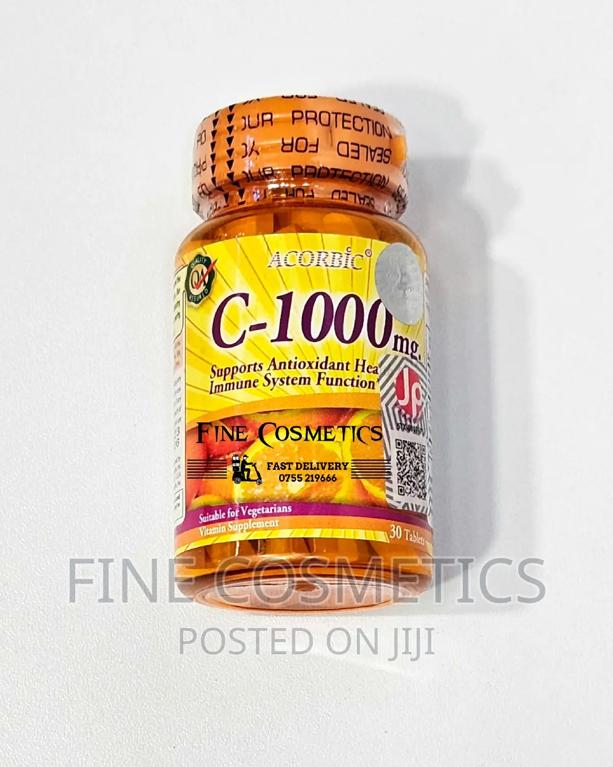 Acorbic Vitamin C 1000mg Healthy Skin + Immune Support Pills