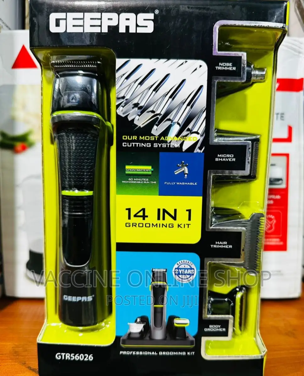 Rechargeable Geepas 14in1 Hair Clippers B12