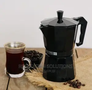 ROYALFORD 300ml Aluminium Espresso Coffee Maker 6-Cups