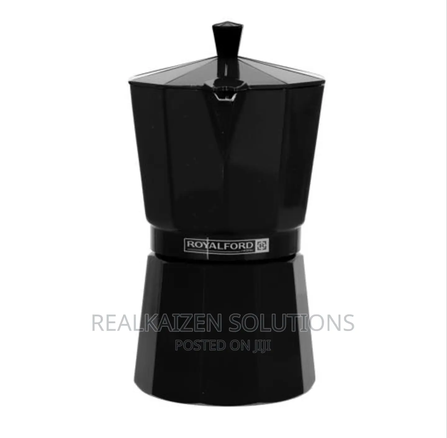 ROYALFORD 300ml Aluminium Espresso Coffee Maker 6-Cups