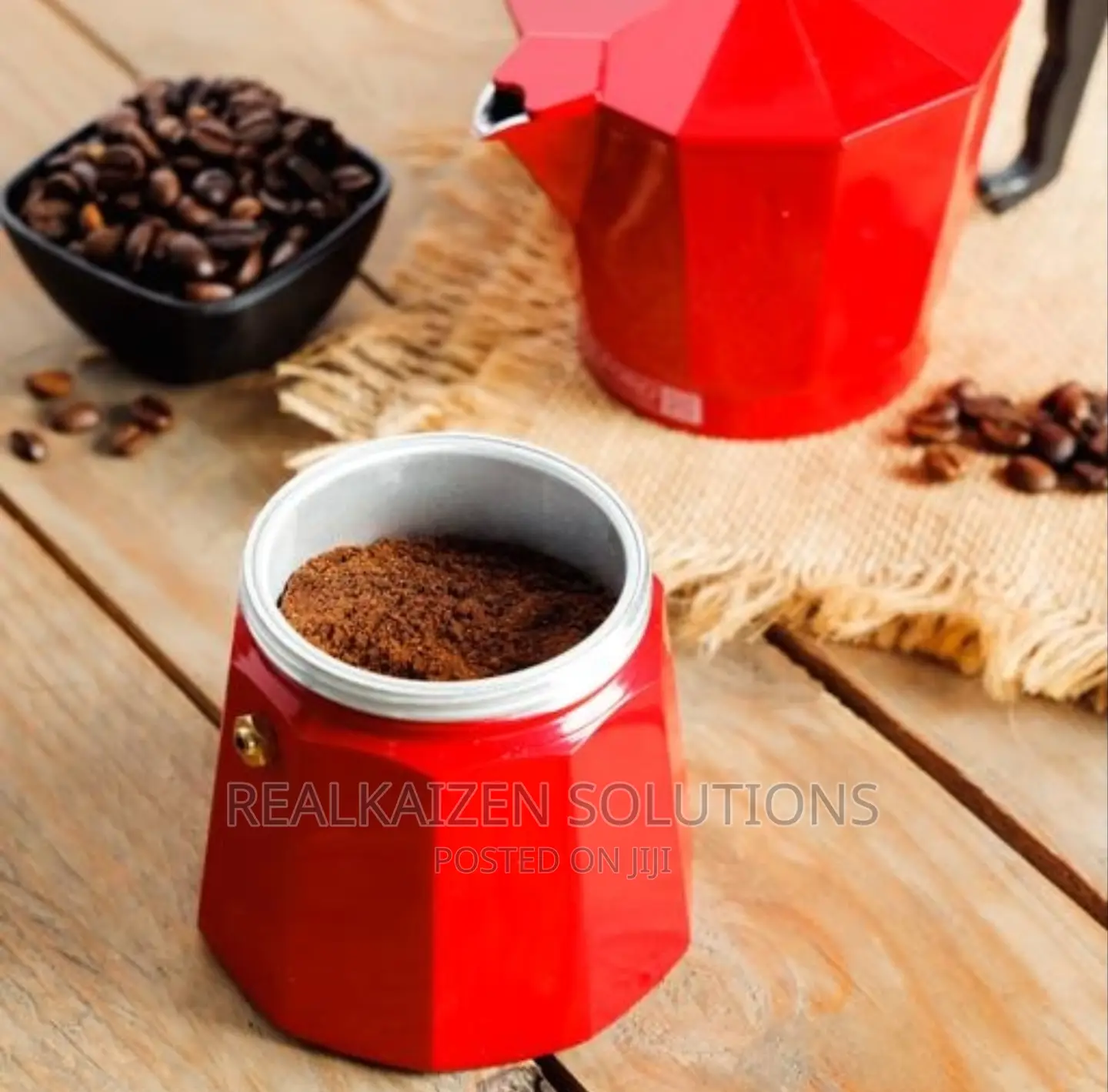 ROYALFORD 300ml Aluminium Espresso Coffee Maker 6-Cups