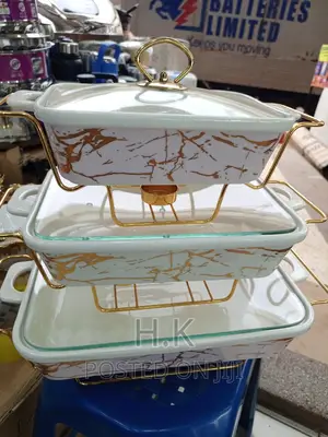 Square Food Warmer Set