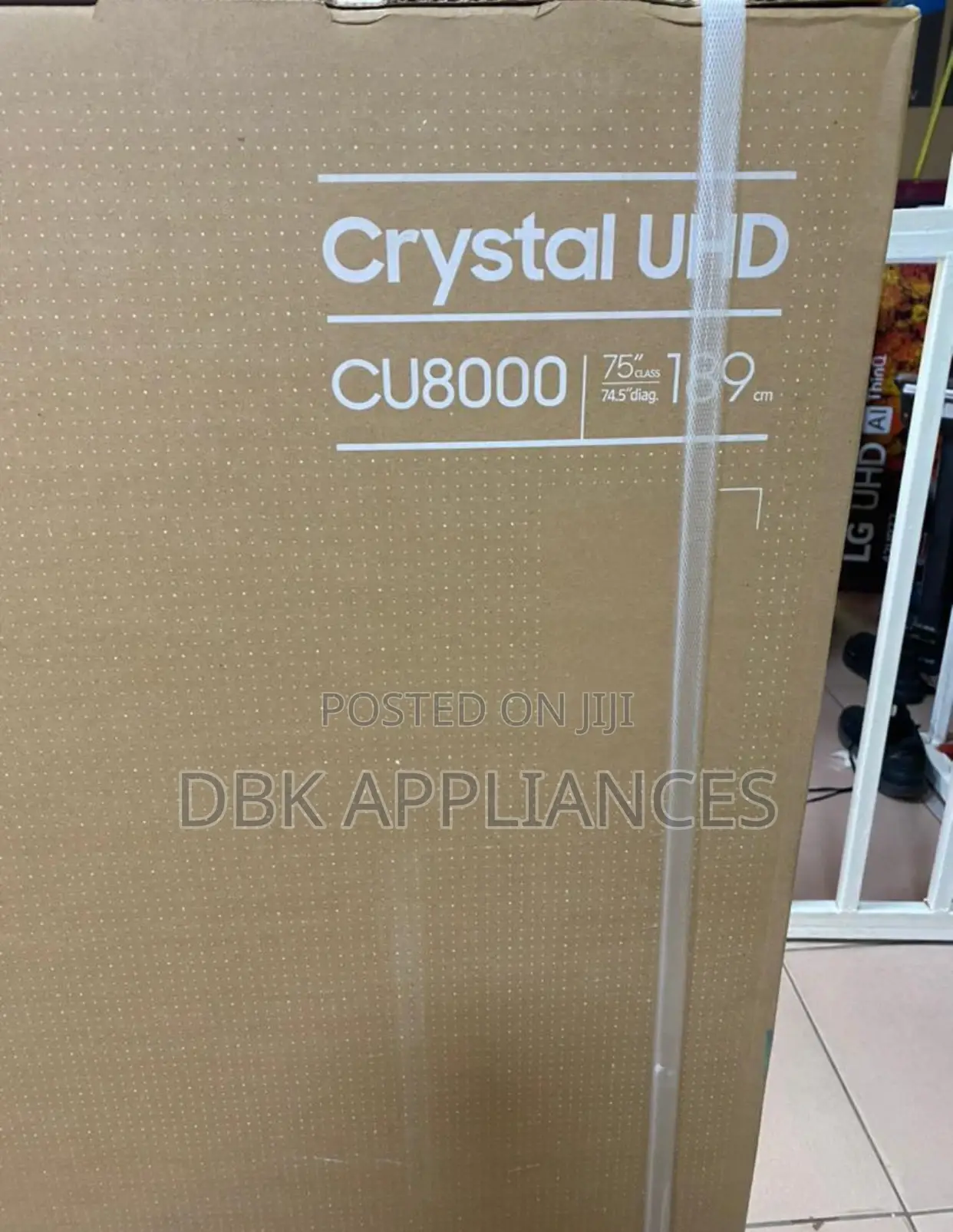 Samsung 75inch Crystal Uhd Smart TVS Available