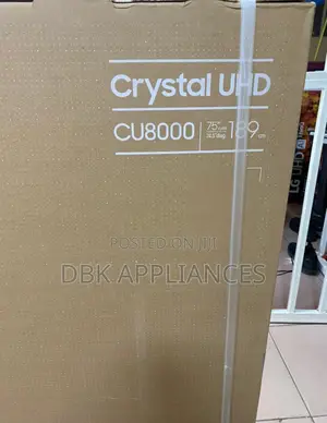 Samsung 75inch Crystal Uhd Smart TVS Available
