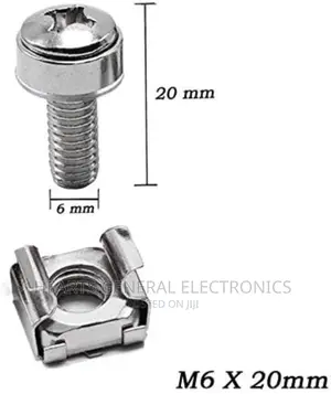 Rack Cabinet Screws ( M6 Cage Nuts Screws )