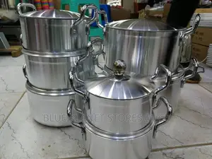 7pcs Cooking and Serving Dishes \\ Aluminium 