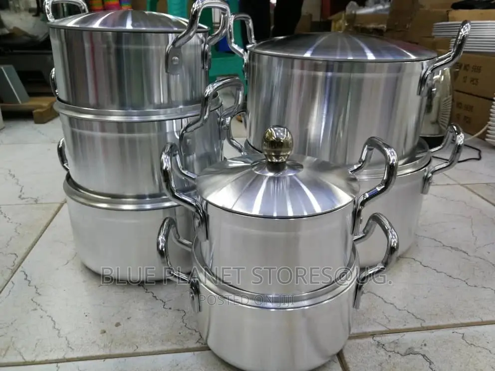 7pcs Cooking and Serving Dishes \\ Aluminium 