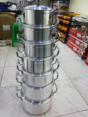 7pcs Cooking and Serving Dishes \\ Aluminium 